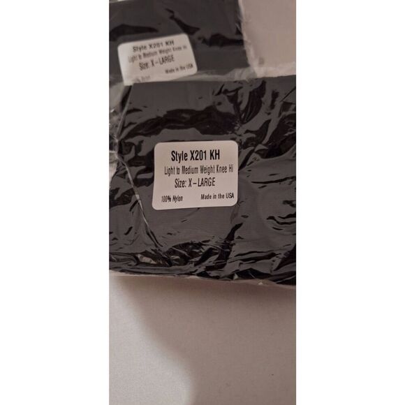 Womens Black Light to Medium Knee Hi Nylon Socks Size X-Large Lot of 12 pair‎ - Picture 3 of 3